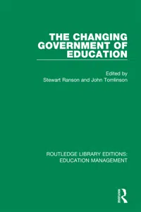 The Changing Government of Education_cover