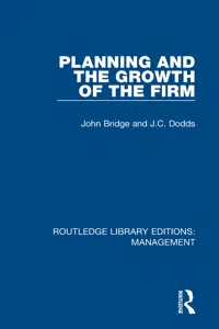 Planning and the Growth of the Firm_cover