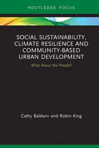 Social Sustainability, Climate Resilience and Community-Based Urban Development_cover