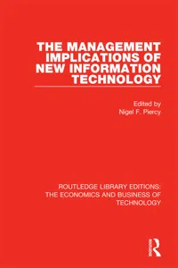 The Management Implications of New Information Technology_cover