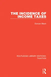 The Incidence of Income Taxes_cover