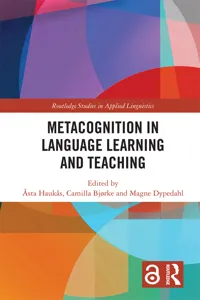 Metacognition in Language Learning and Teaching_cover