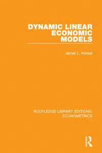 Dynamic Linear Economic Models_cover