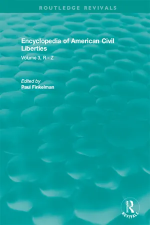 Routledge Revivals: Encyclopedia of American Civil Liberties (2006)