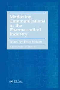 Marketing Communications in the Pharmaceutical Industry_cover