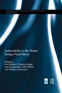 Sustainability in the Water-Energy-Food Nexus_cover