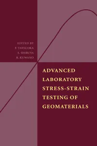 Advanced Laboratory Stress-Strain Testing of Geomaterials_cover