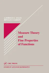 Measure Theory and Fine Properties of Functions_cover