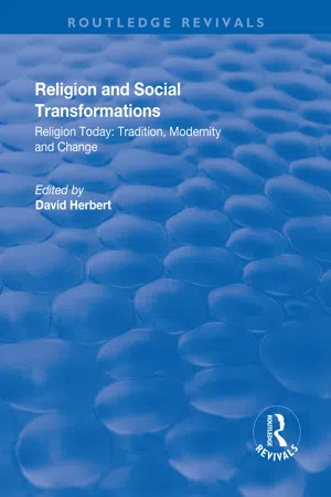 Religion and Social Transformations