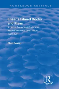 Enser's Filmed Books and Plays_cover