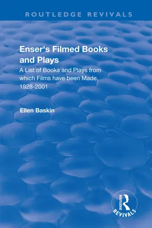 Enser's Filmed Books and Plays