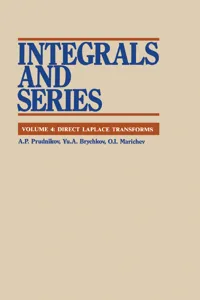 Integrals and Series_cover