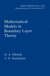 Mathematical Models in Boundary Layer Theory_cover