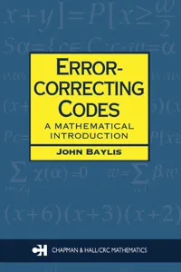 Error Correcting Codes_cover