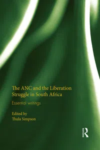 The ANC and the Liberation Struggle in South Africa_cover