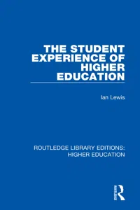 The Student Experience of Higher Education_cover