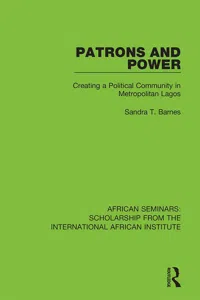 Patrons and Power_cover