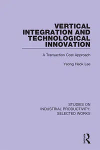 Vertical Integration and Technological Innovation_cover