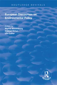 European Discourses on Environmental Policy_cover