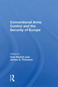 Conventional Arms Control and the Security of Europe_cover