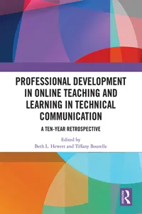 Professional Development in Online Teaching and Learning in Technical Communication_cover