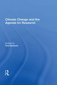 Climate Change And The Agenda For Research_cover