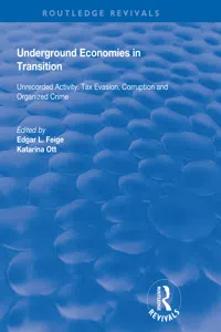 Underground Economies in Transition_cover