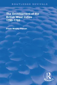 The Development of the British West Indies_cover