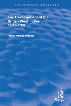 The Development of the British West Indies