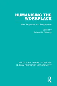 Humanising the Workplace_cover