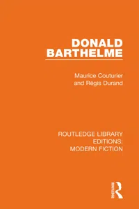 Donald Barthelme_cover