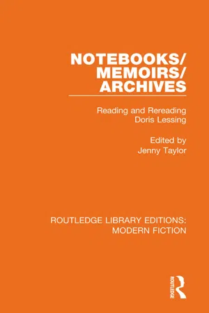 Notebooks/Memoirs/Archives