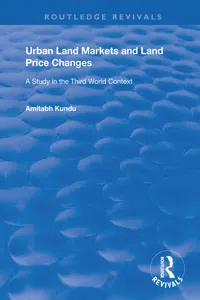 Urban Land Markets and Land Price Changes_cover