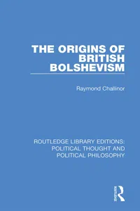 The Origins of British Bolshevism_cover