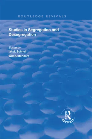 Studies in Segregation and Desegregation