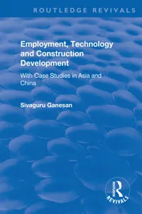 Employment, Technology and Construction Development_cover