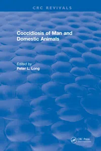 Coccidiosis of Man and Domestic Animals_cover