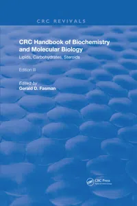 Handbook of Biochemistry and Molecular Biology_cover