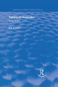 Tolstoy on Aesthetics_cover