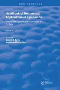 Handbook of Nonmedical Applications of Liposomes_cover