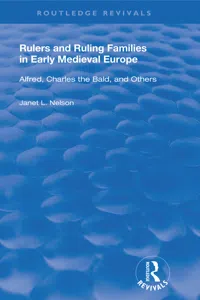 Rulers and Ruling Families in Early Medieval Europe_cover