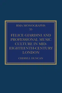 Felice Giardini and Professional Music Culture in Mid-Eighteenth-Century London_cover