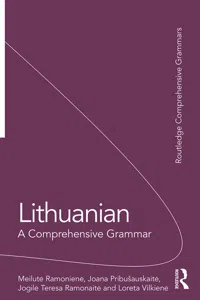 Lithuanian: A Comprehensive Grammar_cover