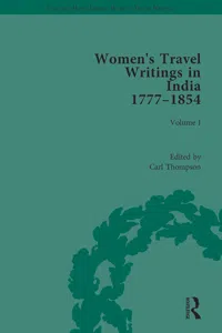 Women's Travel Writings in India 1777–1854_cover