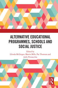 Alternative Educational Programmes, Schools and Social Justice_cover