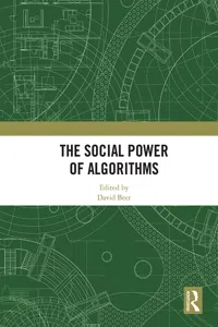 The Social Power of Algorithms_cover