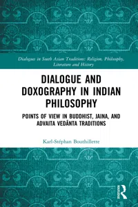 Dialogue and Doxography in Indian Philosophy_cover