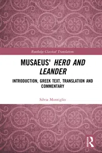 Musaeus' Hero and Leander_cover