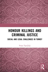 Honour Killings and Criminal Justice_cover