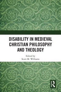 Disability in Medieval Christian Philosophy and Theology_cover